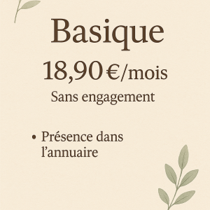 Fiche Thérapeute Basic