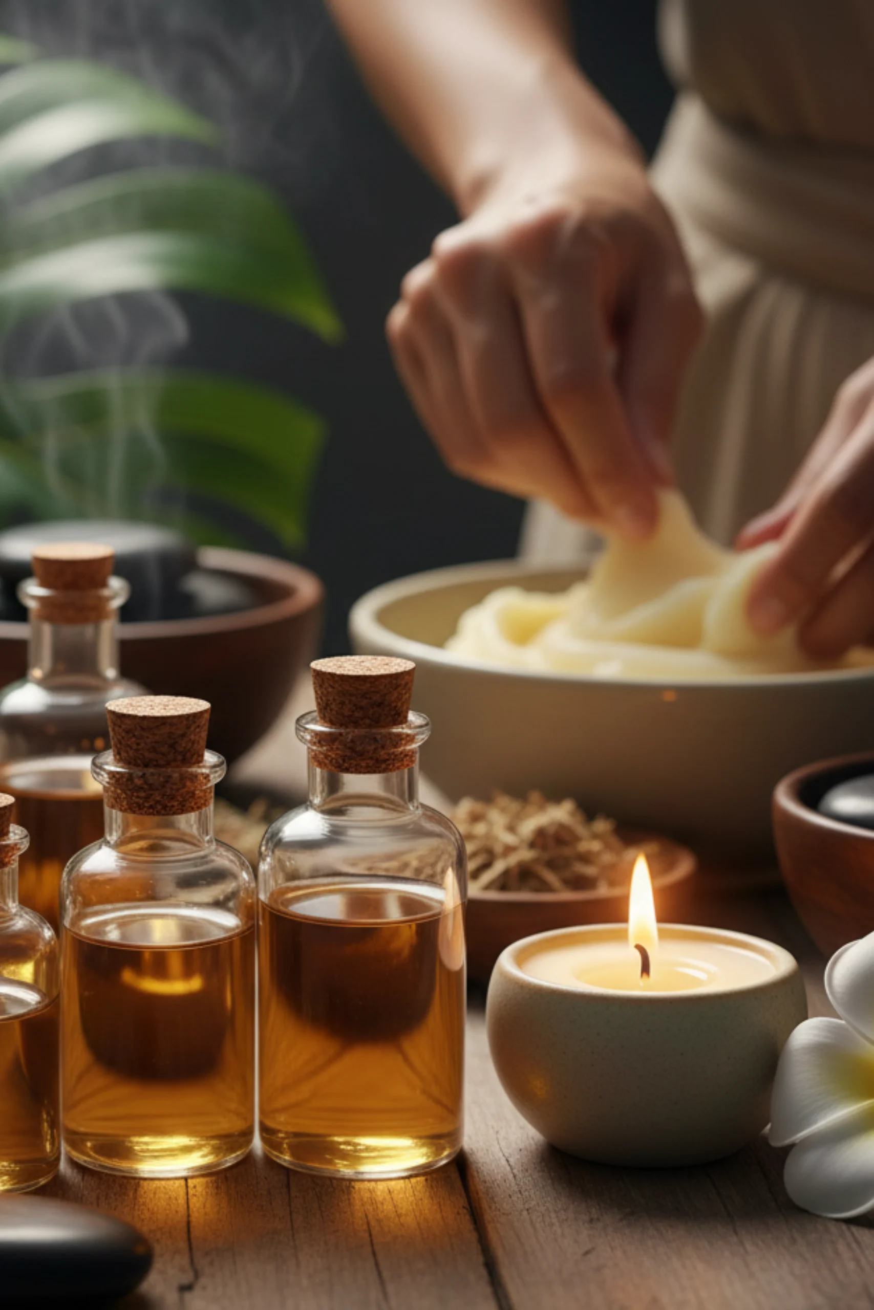 outils pour un massage bien-être